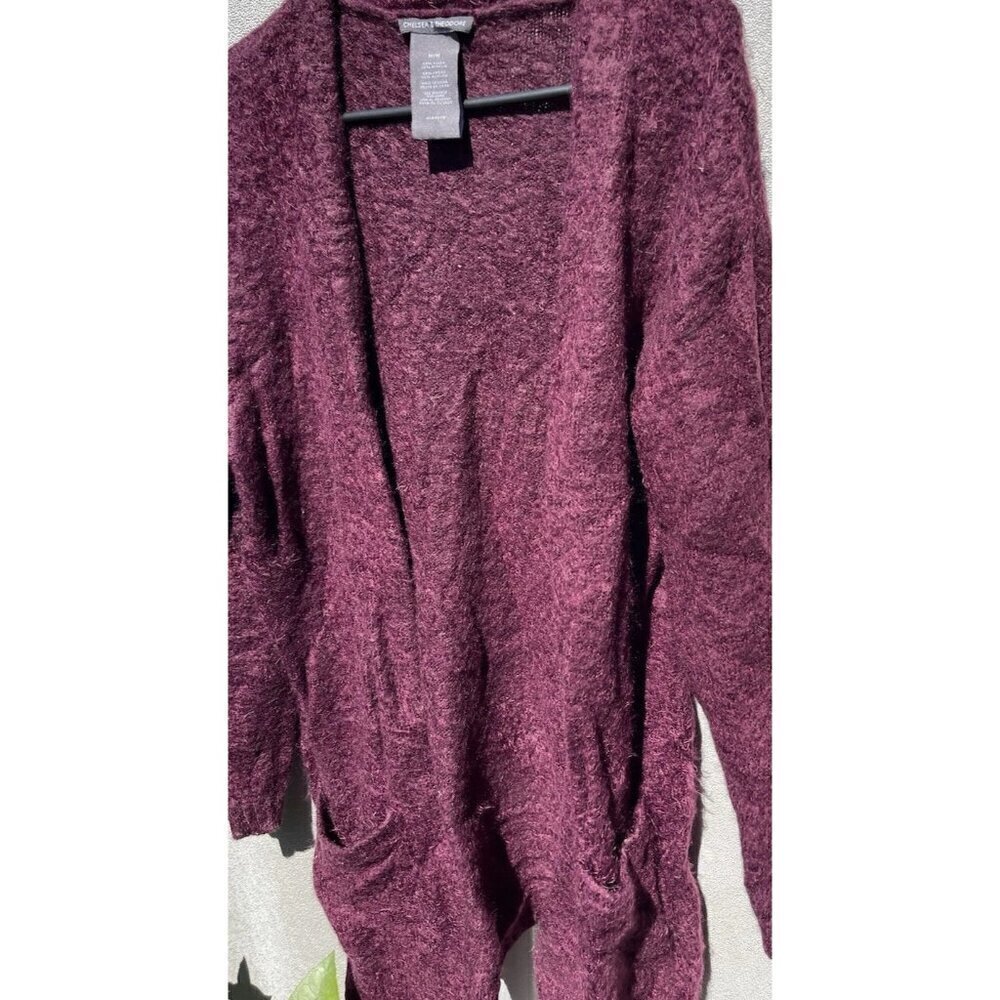 Chelsea & Theodore Size Women’s Red Maroon Western Poncho Sweater Jacket